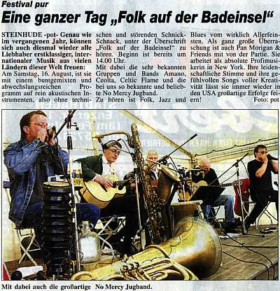 Wunstorfer Stadtanzeiger vom 09.08.2003